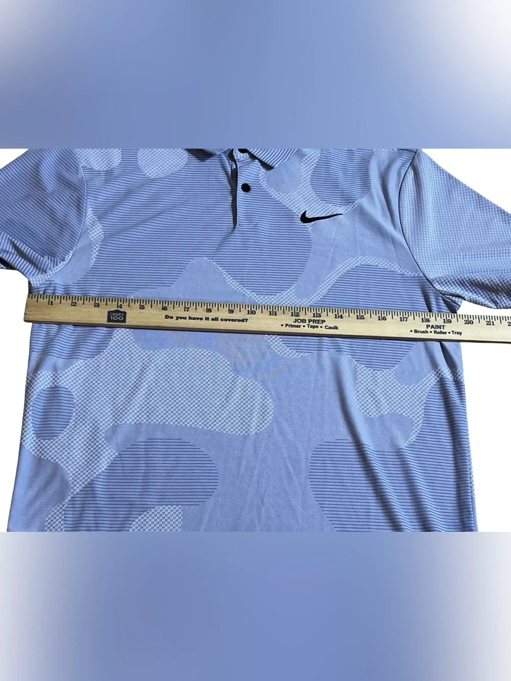 Nike Dri-FIT ADV Golf Polo Shirt Lavender Camo Print Men’s Small Tall NWT